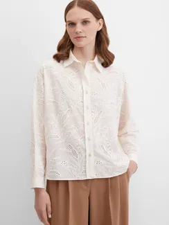 Elisa.and.me Блуза с перфорацией и вышивкой