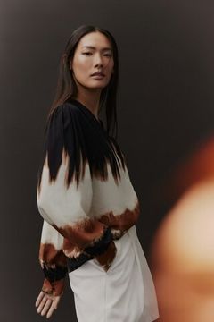 TAIFUN Блуза с принтом