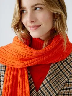 Oui Шарф из смесового хлопка