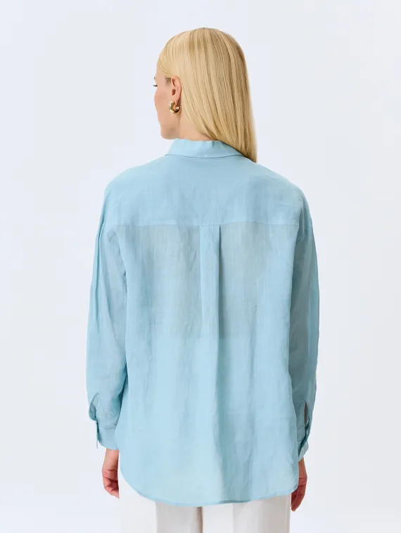 BULMER Яркая блуза из 100% рами