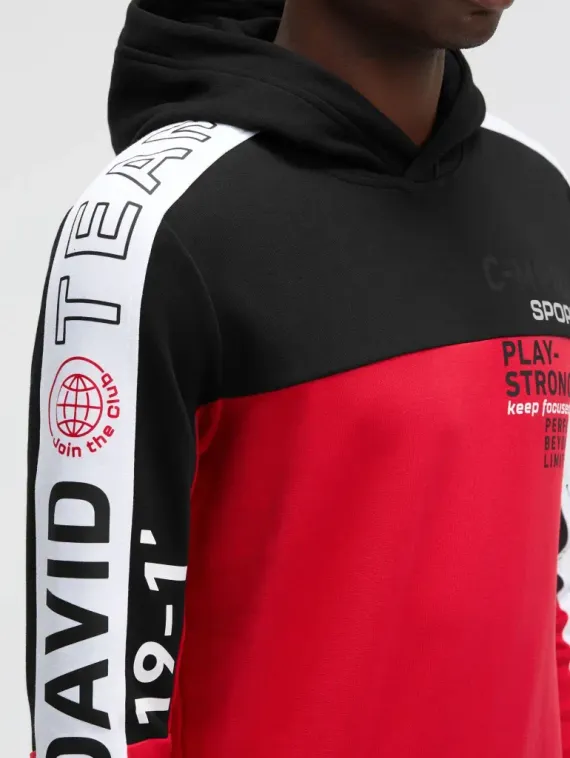 CAMP DAVID Толстовка с цветными блоками