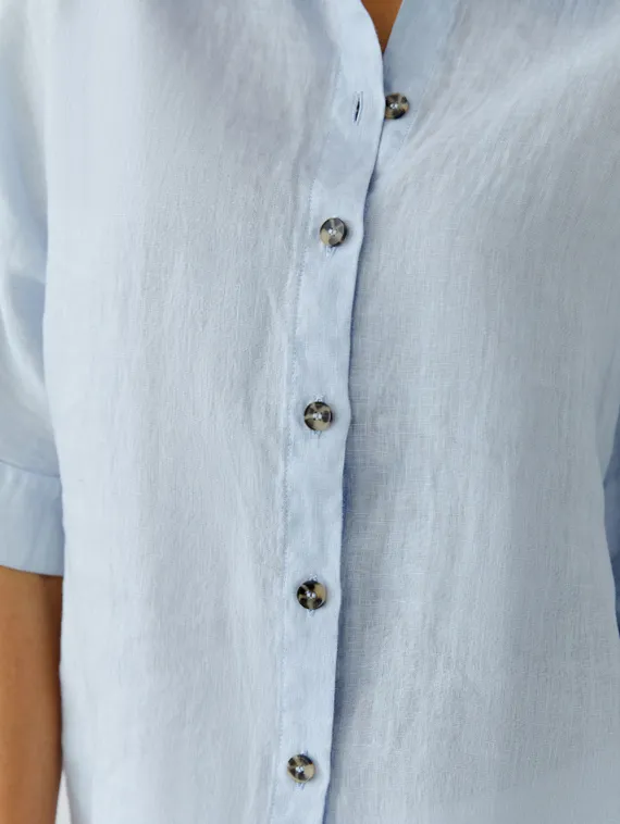 Oui Льняная блузка