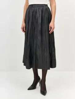 BULMER Юбка миди из экокожи