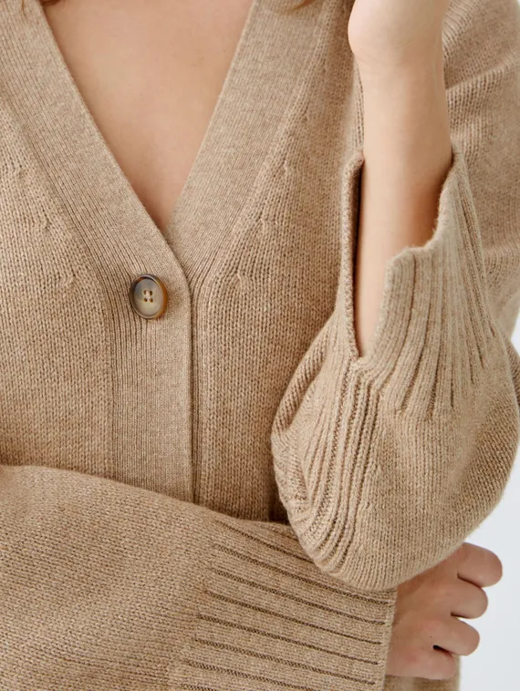 Oui Кардиган из смесовой шерсти