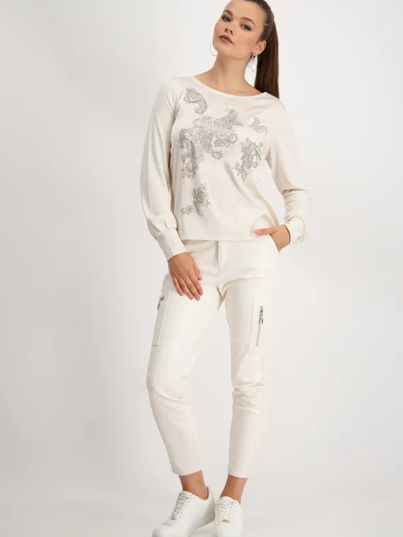 MONARI Блуза-рубашка с узором пэйсли