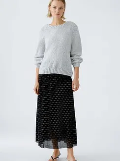 Oui Юбка плиссированная из сетки