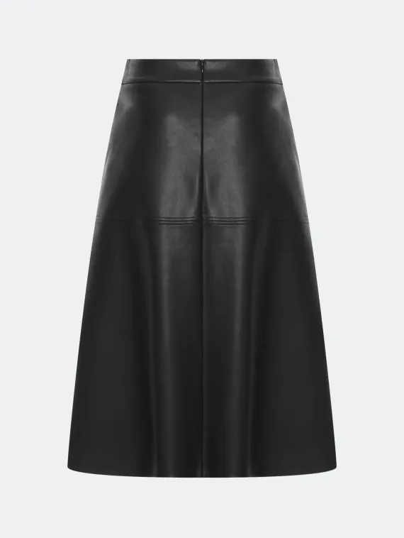 BULMER Юбка-трапеция из экокожи