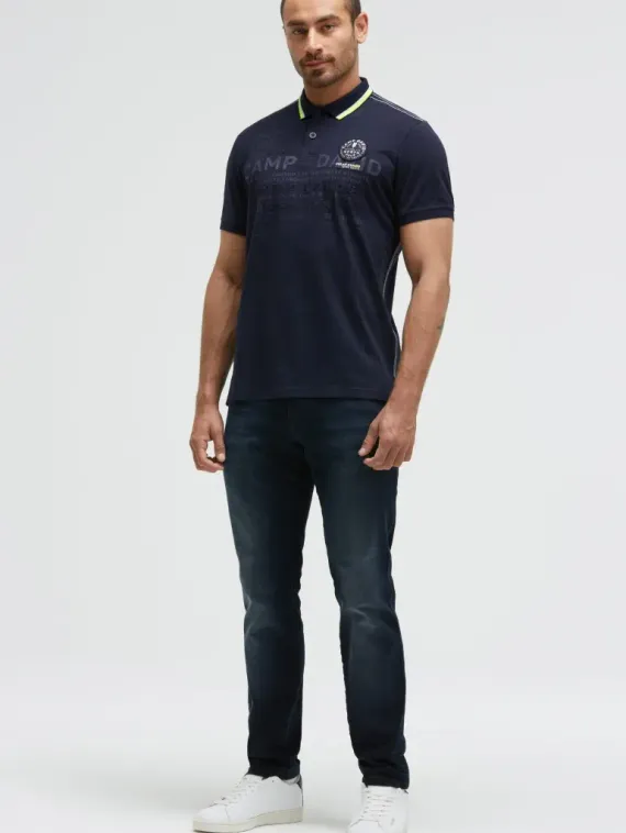 CAMP DAVID Поло с рисунком