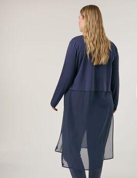 SAMOON Кардиган комбинированный