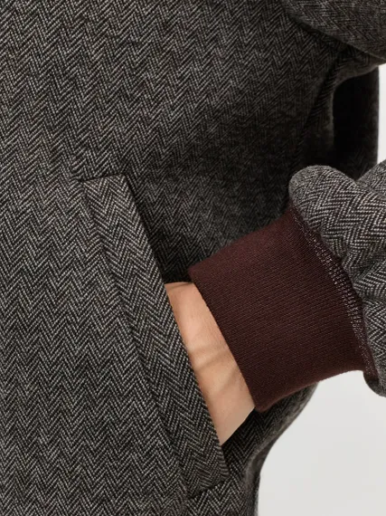 BULMER Теплый бомбер с шерстью