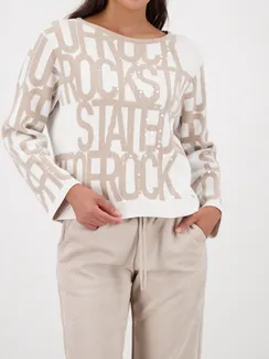 MONARI Джемпер с текстовым принтом