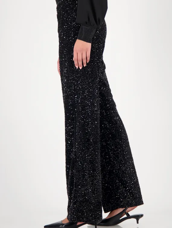 MONARI Широкие брюки с пайетками