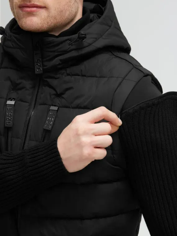 CAMP DAVID Стеганый жилет 2-в-1 со съемными трикотажными рукавами