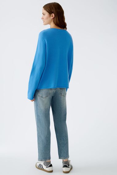 Oui Свитер бесшовный из смеси шерсти