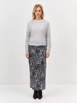 BULMER Юбка с анималистичным принтом