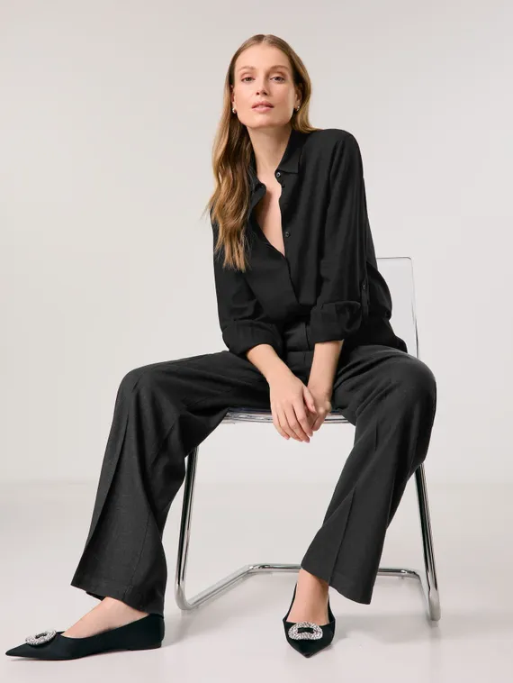 TAIFUN Брюки из смеси льна и вискозы