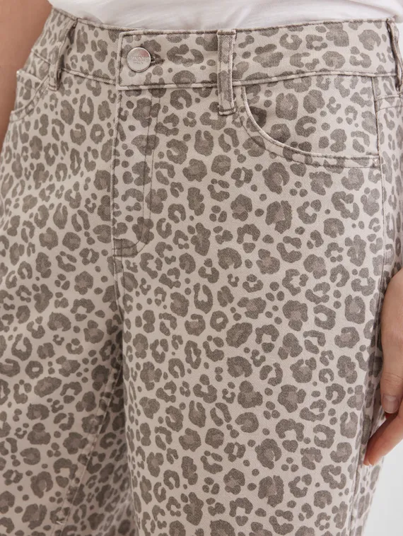 Elisa.and.me Джинсы широкие с принтом