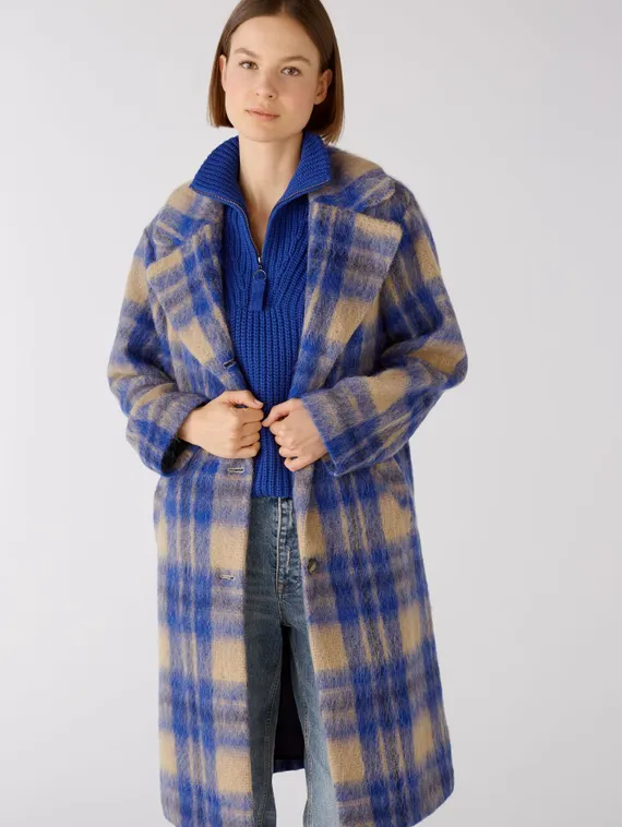 Oui Пальто шерстяное