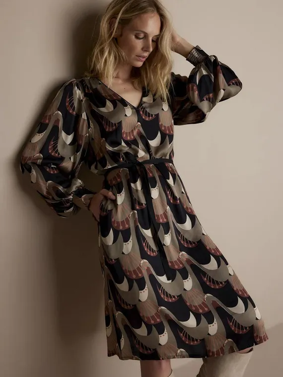 SUMMUM Платье с принтом