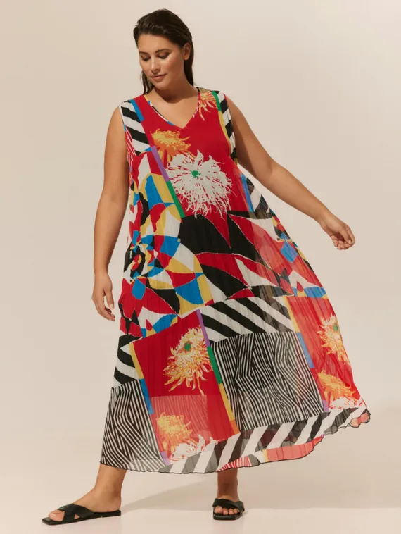 SAMOON Платье плиссированное