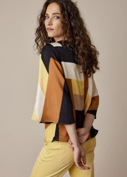 SUMMUM Топ с расклешенными рукавами