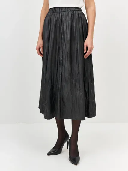 BULMER Юбка миди из экокожи