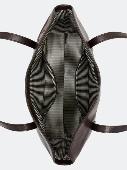 BULMER Сумка-багет из натуральной кожи