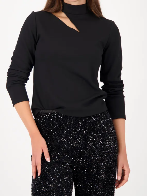 MONARI Толстовка с вырезом и воротником-стойкой