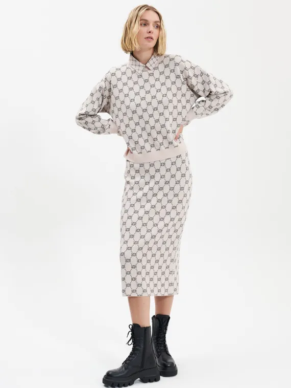 UNQ Джемпер вискозный с логотипами