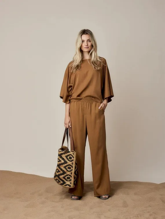 SUMMUM Топ с широкими рукавами