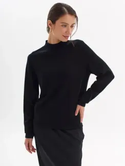 BULMER Базовый джемпер с воротником стойкой