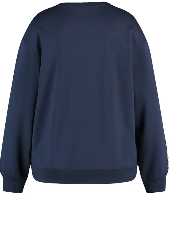 SAMOON Толстовка со стразами