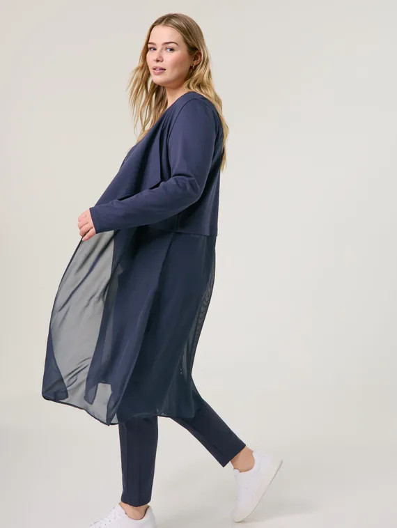 SAMOON Кардиган комбинированный