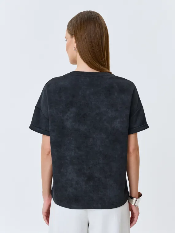 BULMER Футболка с мерцающей вышивкой