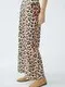 Oui Брюки с леопардовым принтом