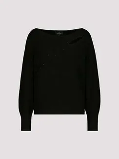 MONARI Свитер с вырезами и стразами