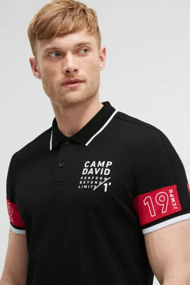 CAMP DAVID Поло из пике