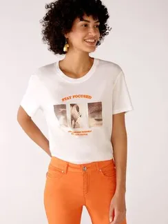 Футболка с принтом OUI