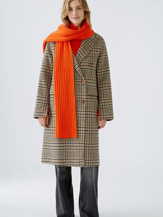 Oui Шарф из смесового хлопка