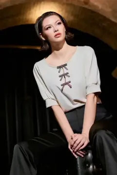 MONARI Толстовка с бантом