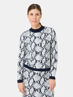 GERRY WEBER Джемпер с принтом змеи