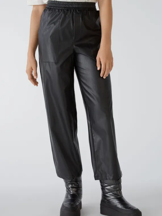 Oui Кюлоты из искусственной кожи