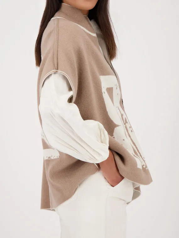 MONARI Двусторонний кардиган с жаккардом