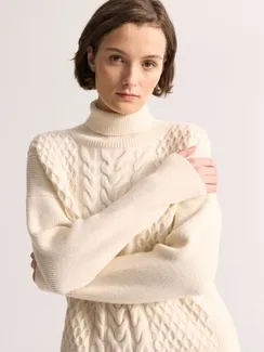 UNQ Пуловер с косами
