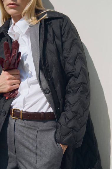 BULMER Пальто с фигурной стежкой