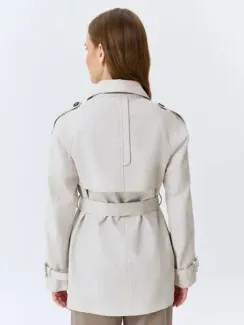 BULMER Укороченный тренч из 100% хлопка