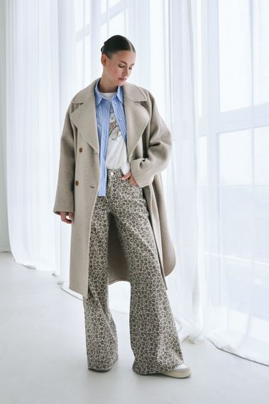 Elisa.and.me Джинсы широкие с принтом