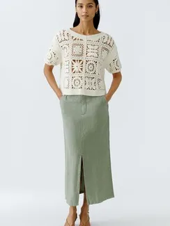 Oui Юбка макси льняная