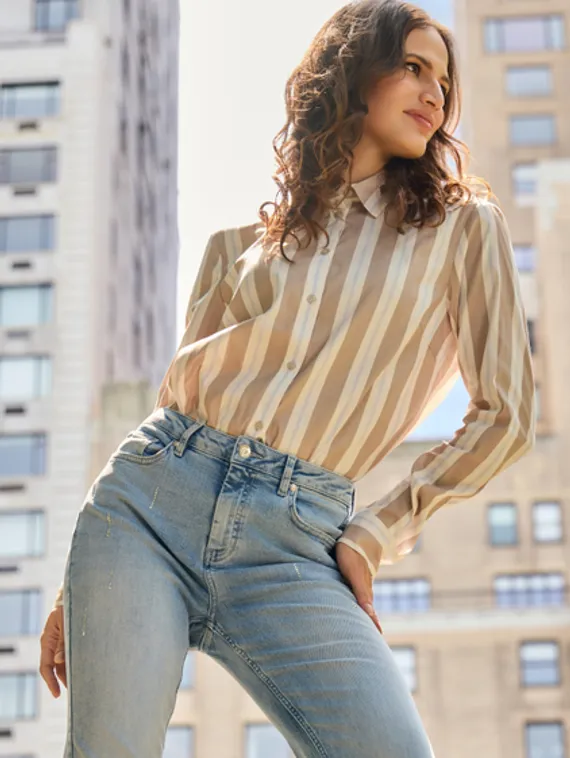 MONARI Рубашка с полосками