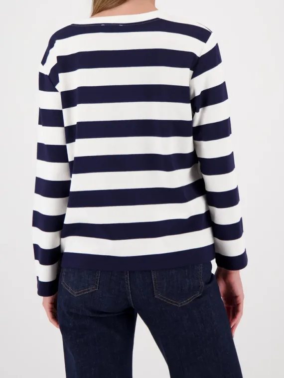 MONARI Толстовка в морскую полоску